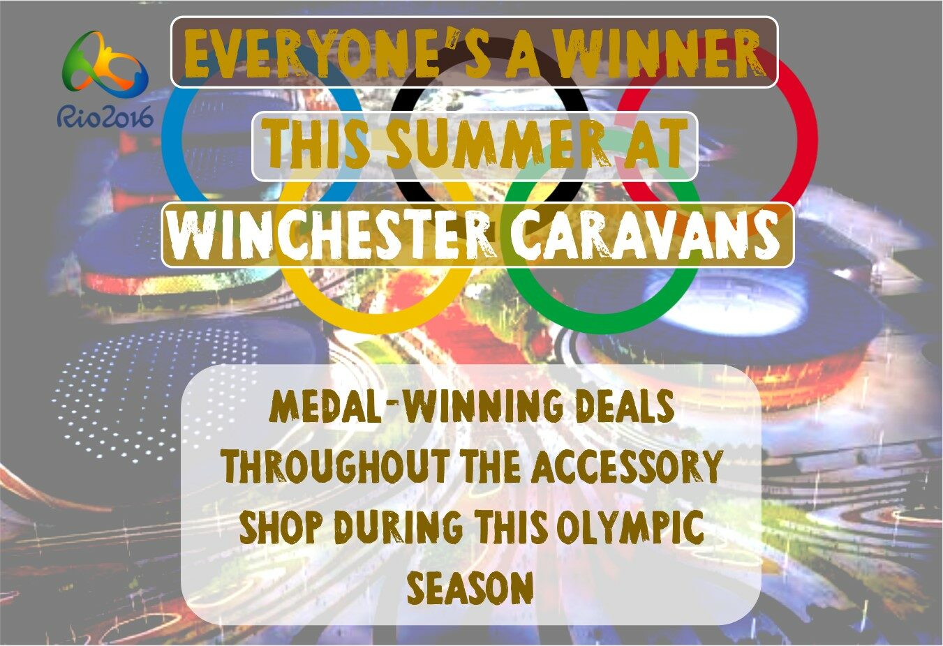 Everyone's a winner this summer at Winchester Caravans