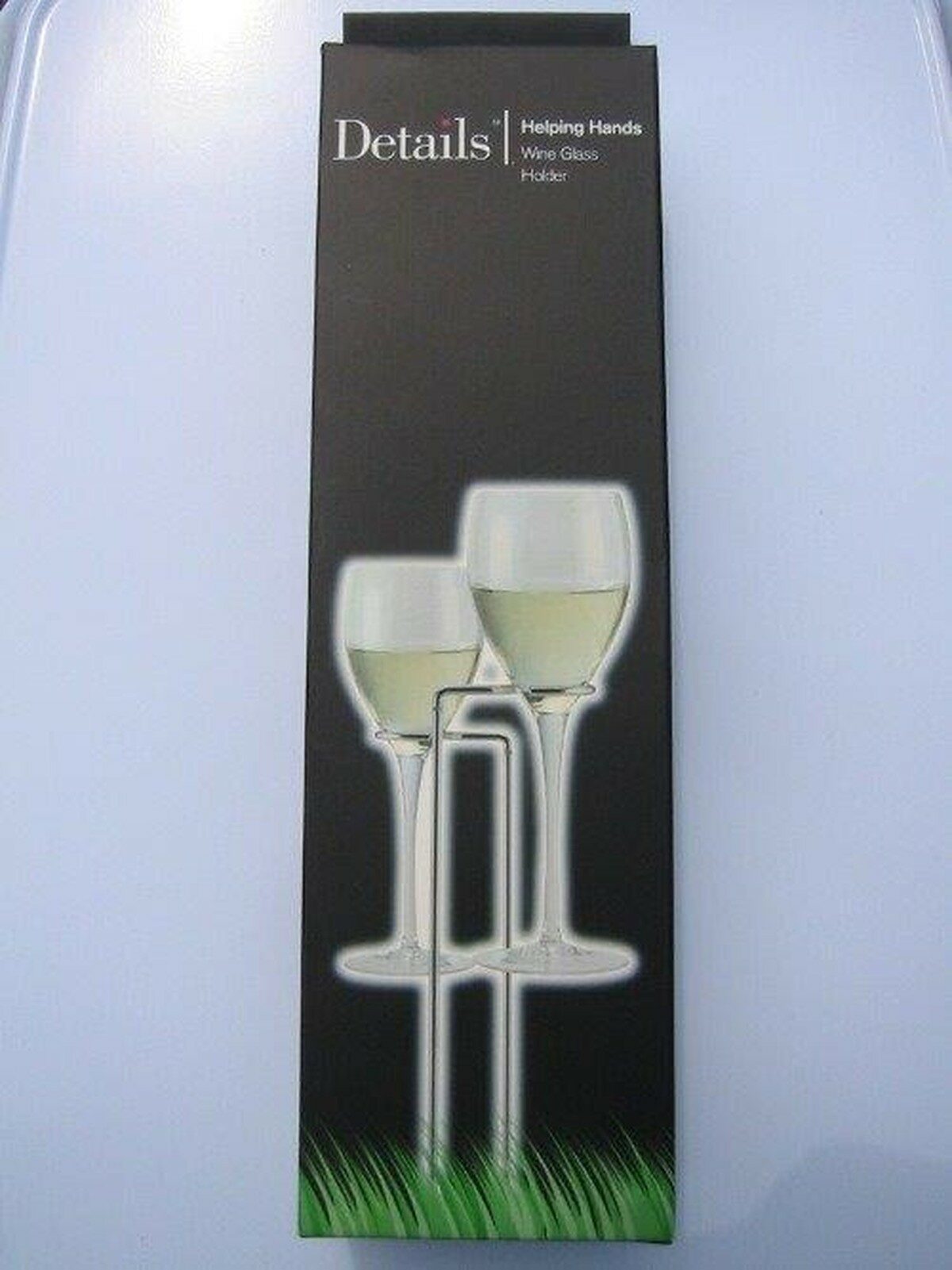 Helping Hands Wire Wine Glass Holders x2