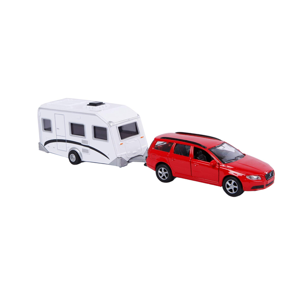 Car & Caravan Toy Set